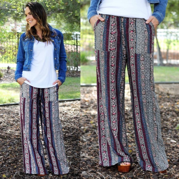 mittoshop Pants - *ONE LEFT** Loose Fitting Boho Inspired Pants